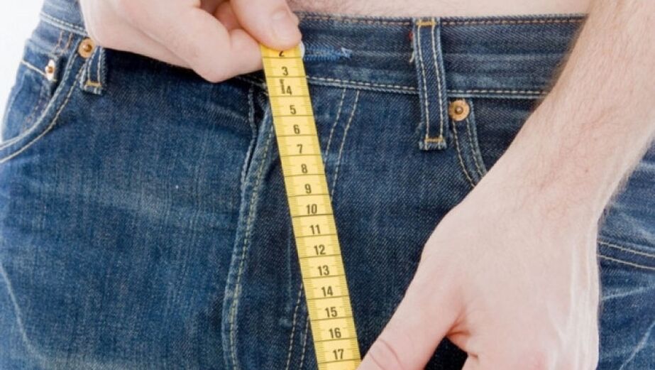 Penisgröße nach Vergrößerung messen